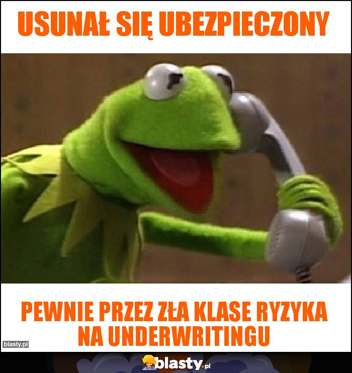 Usunał się ubezpieczony