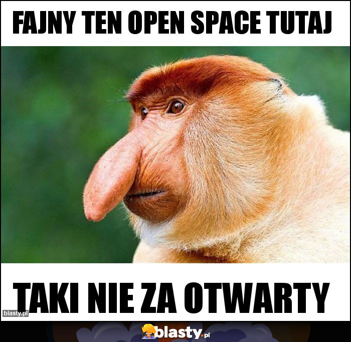 Fajny ten open space tutaj