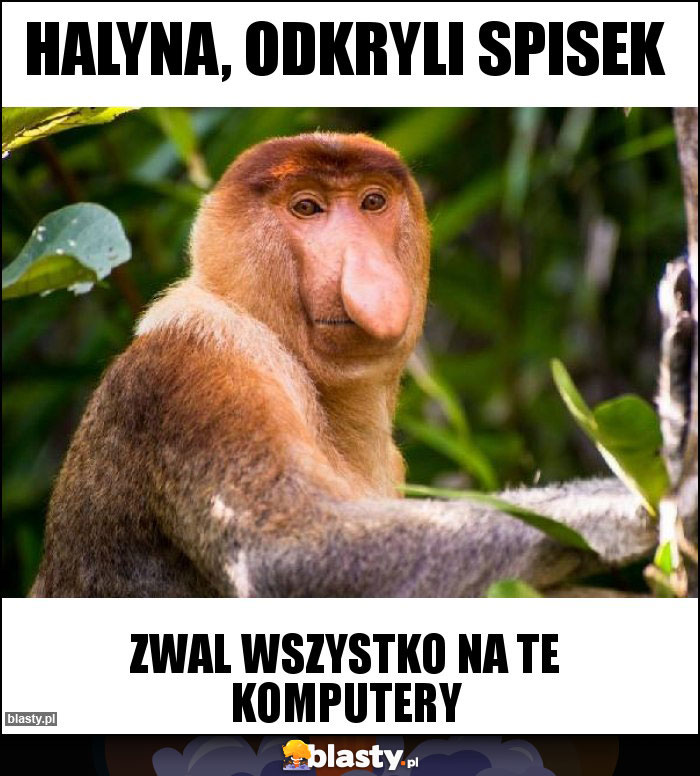 HALYNA, ODKRYLI SPISEK