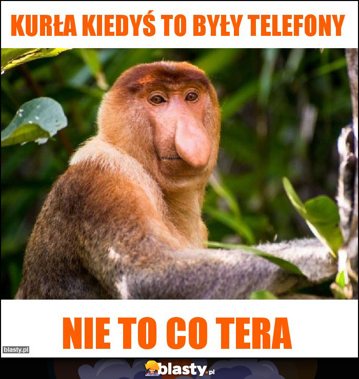 Kurła kiedyś to były telefony