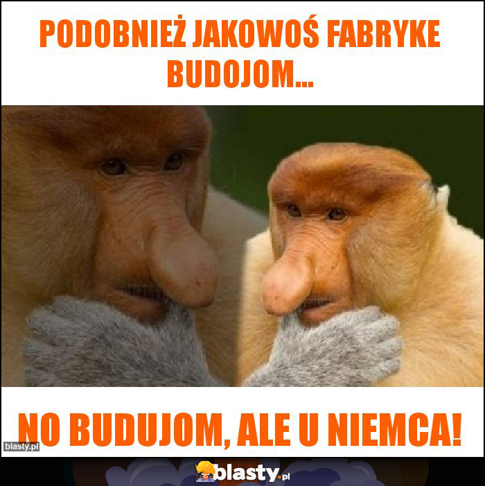 PODOBNIEŻ JAKOWOŚ FABRYKE BUDOJOM...