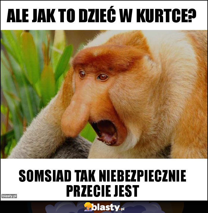 ale jak to dzieć w kurtce?