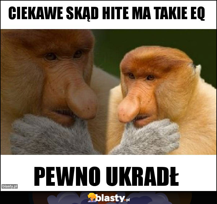 Ciekawe skąd hite ma takie eq