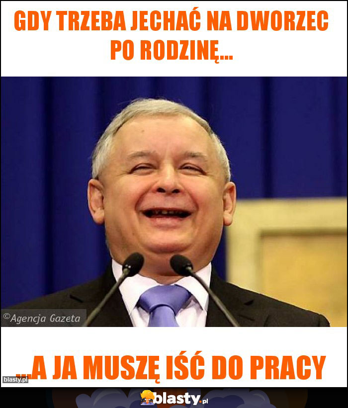 Gdy trzeba jechać na dworzec po rodzinę...