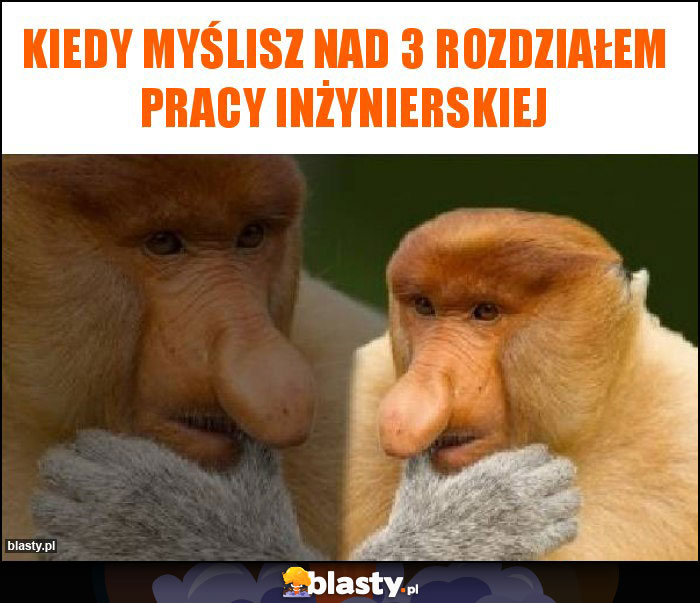 Kiedy myślisz nad 3 rozdziałem pracy inżynierskiej