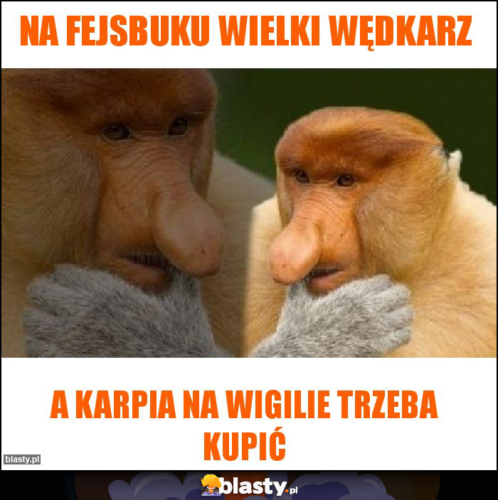 Na fejsbuku wielki wędkarz