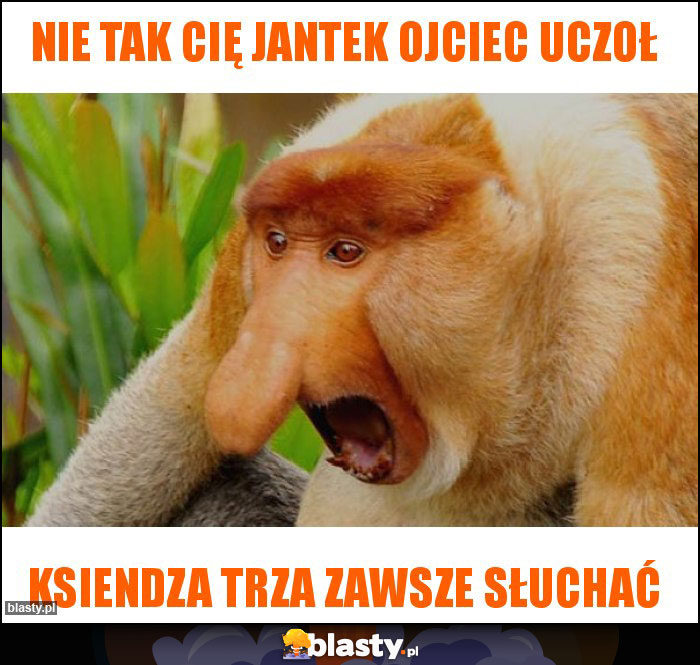 Nie tak cię Jantek ojciec uczoł