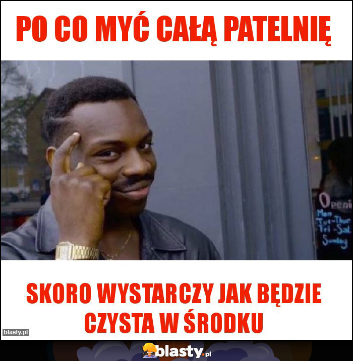 Po co myć całą patelnię