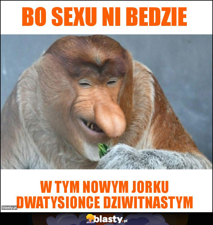 Bo sexu ni bedzie