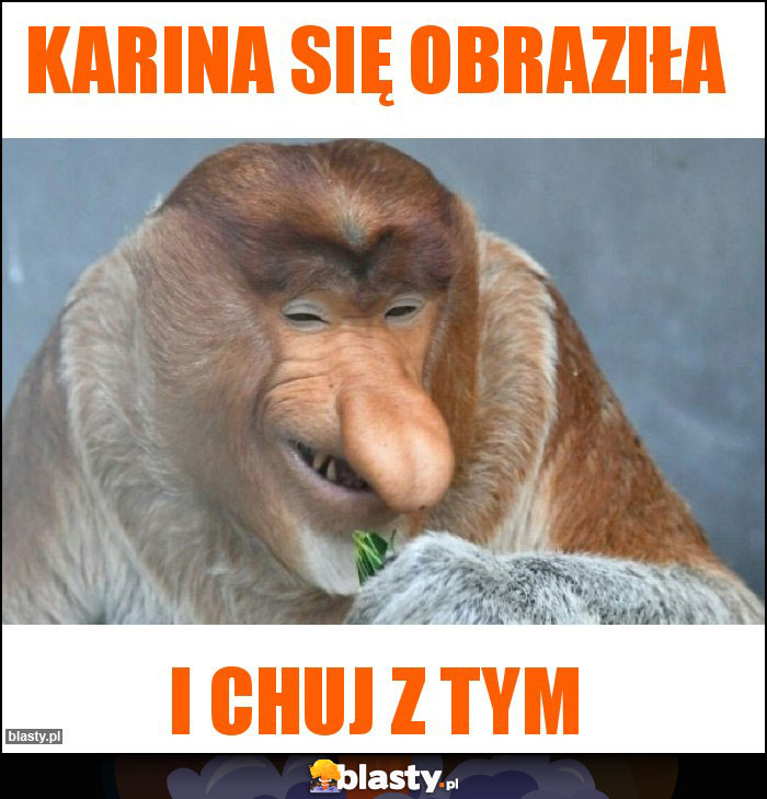 Karina się obraziła