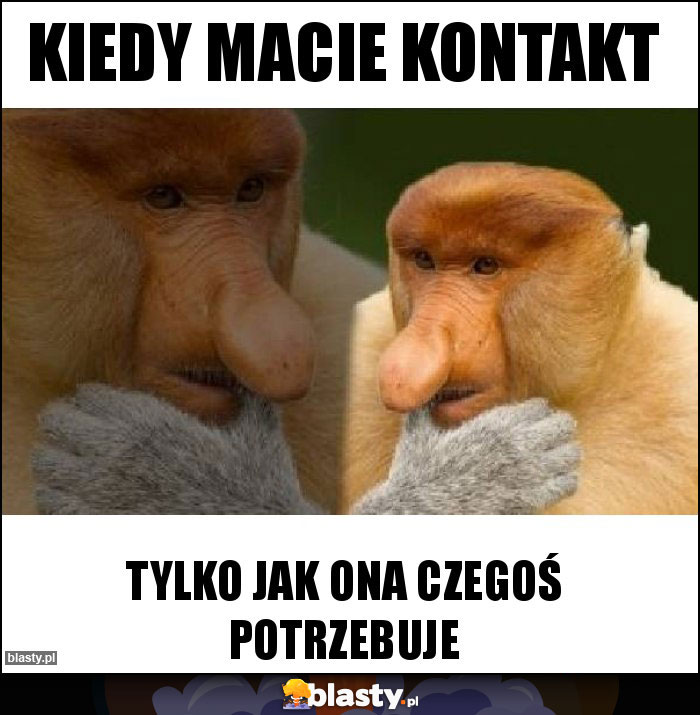 KIEDY MACIE KONTAKT