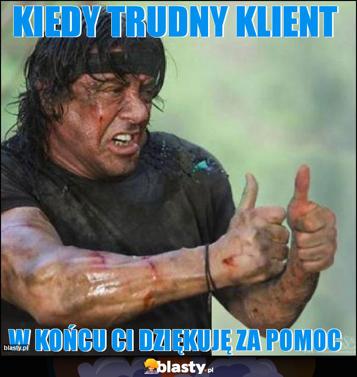 Kiedy trudny klient