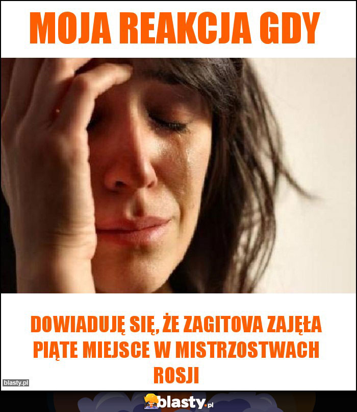 Moja reakcja gdy