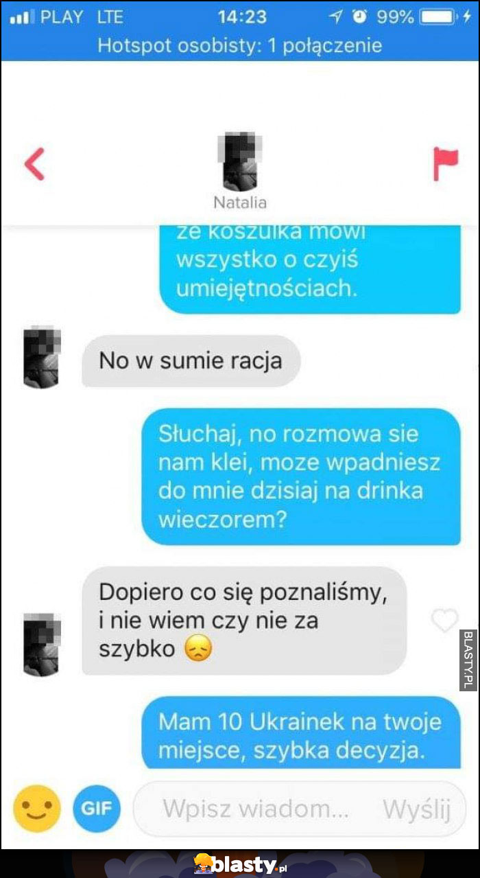 Może wpadniesz na drinka?