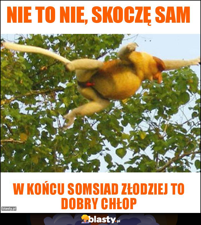 Nie to nie, skoczę sam