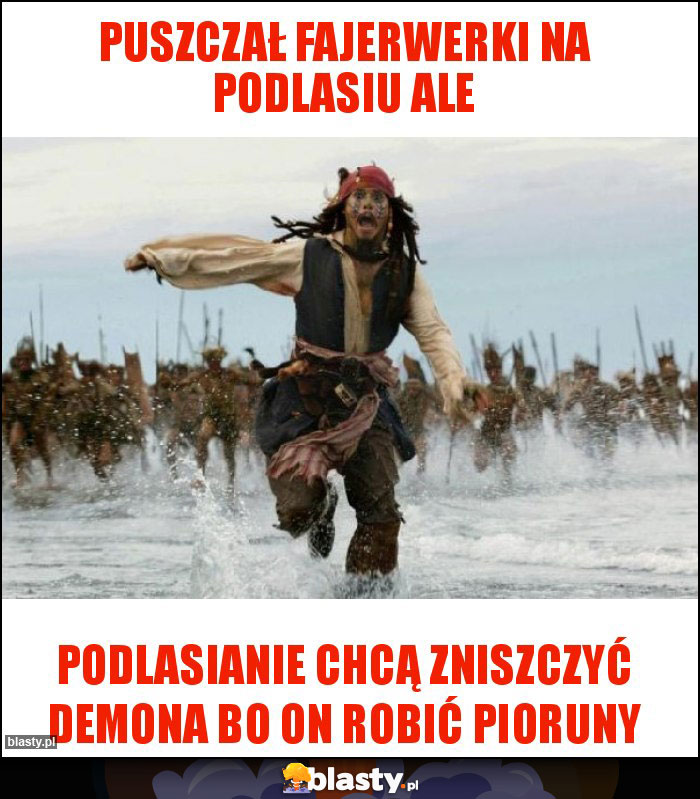 Puszczał fajerwerki na Podlasiu ale