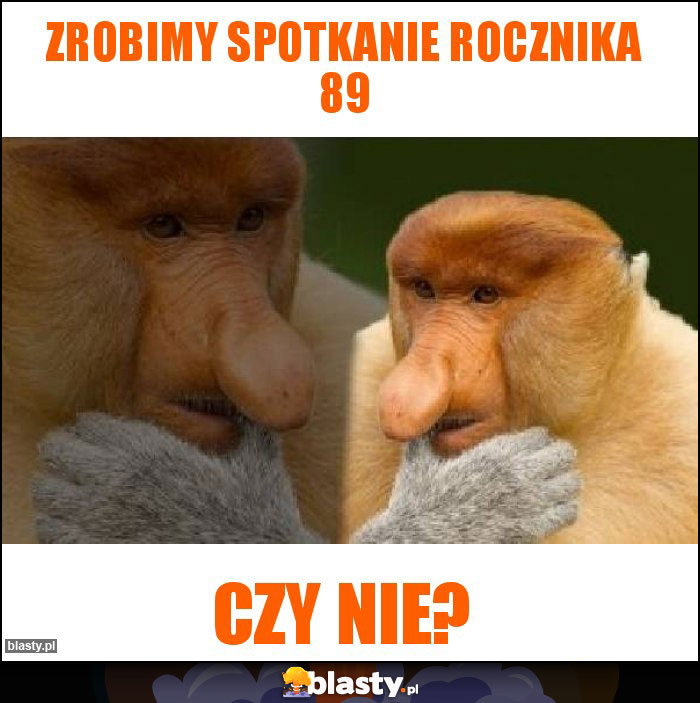 Zrobimy spotkanie rocznika 89