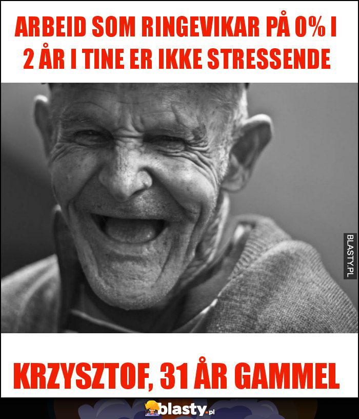 Arbeid som ringevikar på 0% i 2 år i Tine er ikke stressende