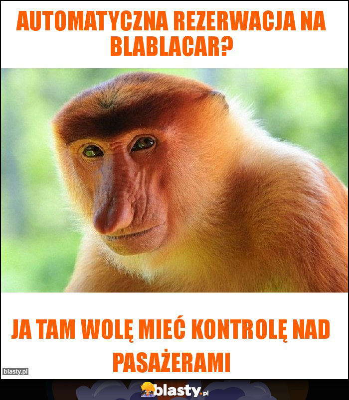 AUTOMATYCZNA REZERWACJA NA BLABLACAR?