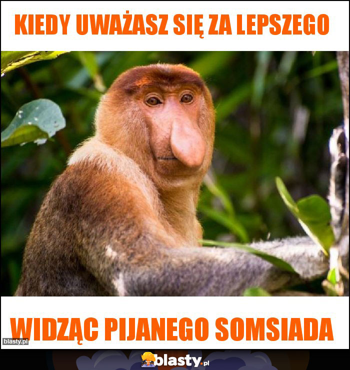 kiedy uważasz się za lepszego