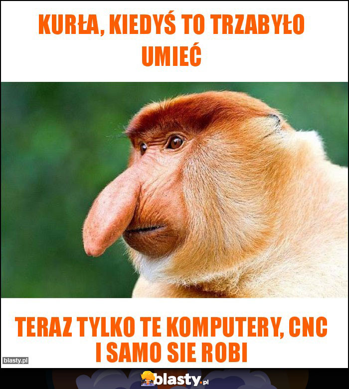 KURŁA, KIEDYŚ TO TRZABYŁO UMIEĆ