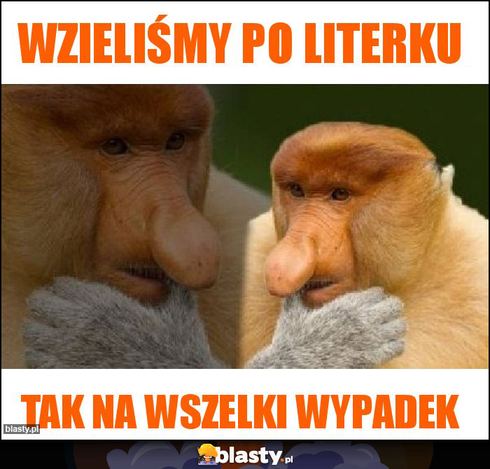 Wzieliśmy po literku