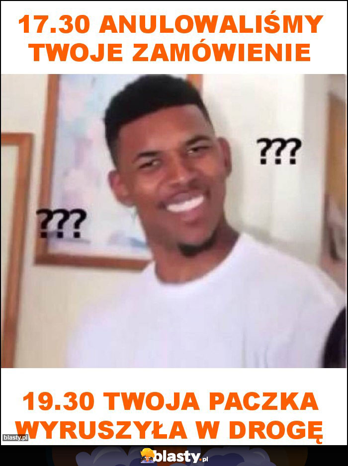 17.30 Anulowaliśmy Twoje zamówienie