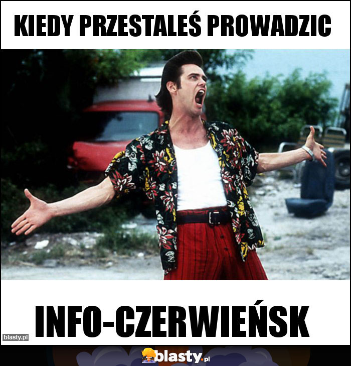 Kiedy przestaleś prowadzic