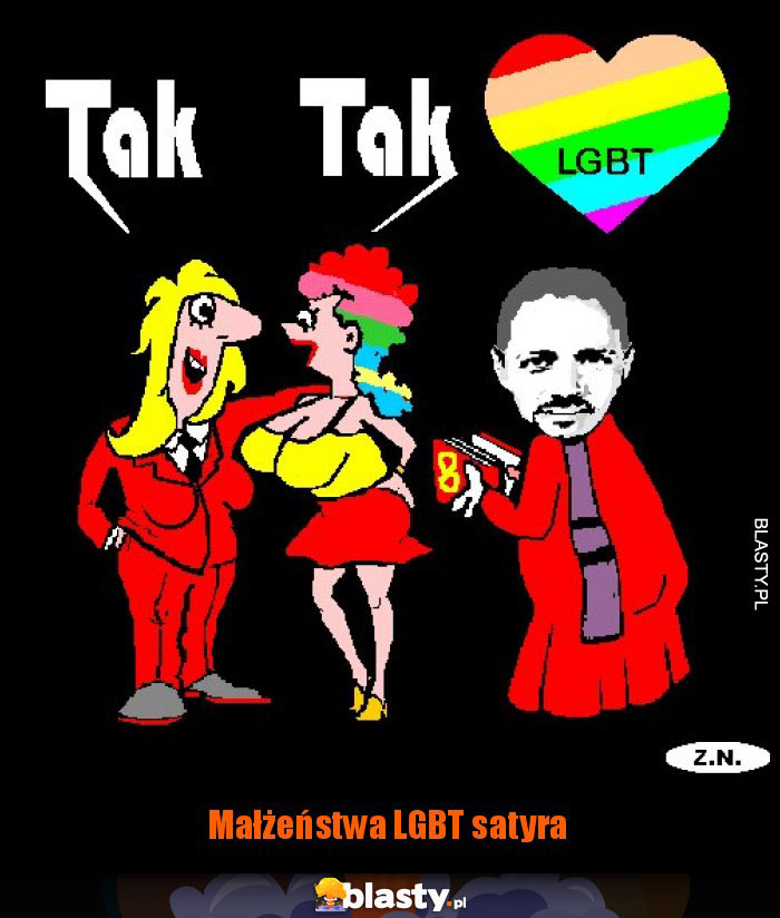 Małżeństwa LGBT satyra