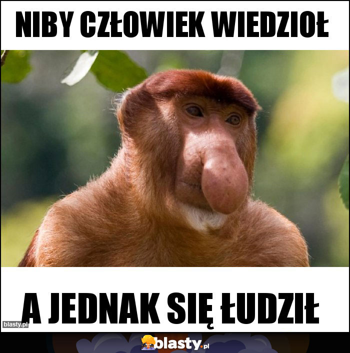 Niby człowiek wiedzioł