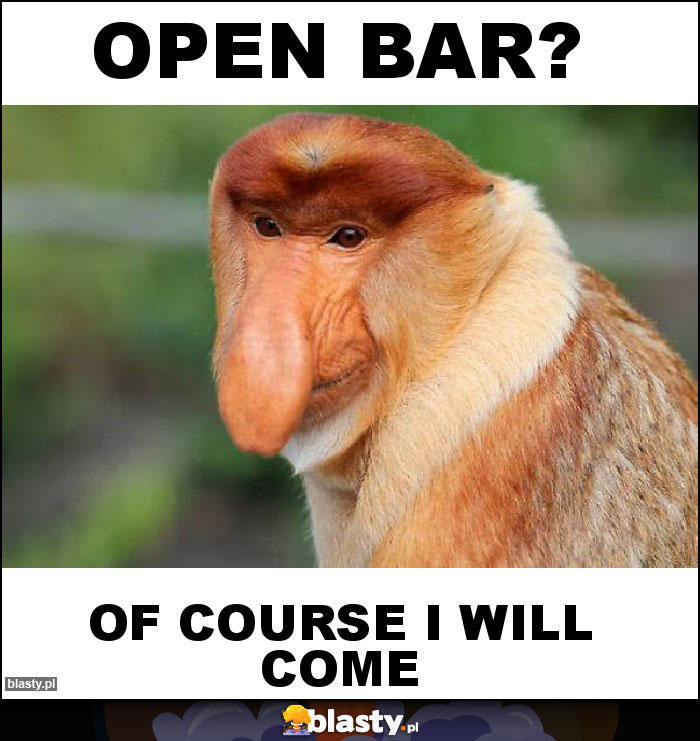 Open bar?