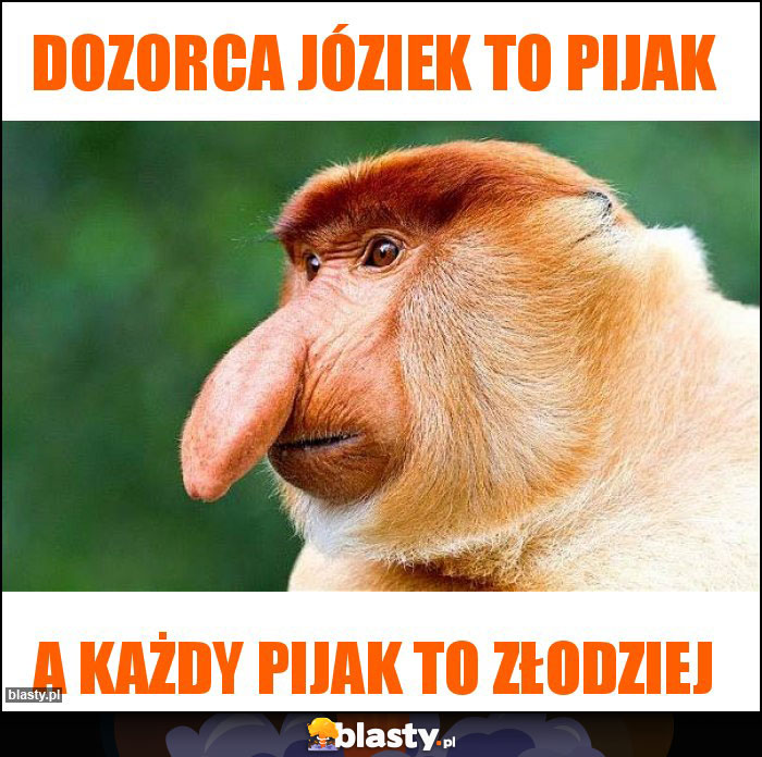 DOZORCA JÓZIEK TO PIJAK