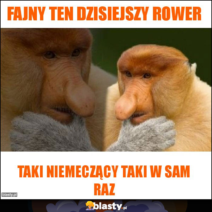 FAJNY TEN DZISIEJSZY ROWER