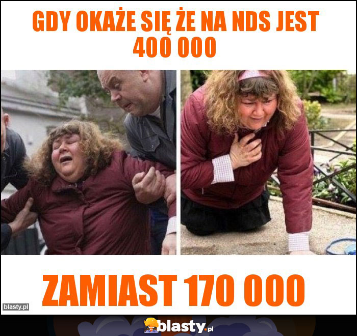 Gdy okaże się że na NDS jest 400 000