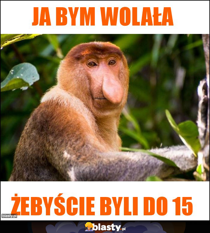 Ja bym wolała