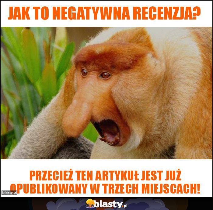 Jak to negatywna recenzja?