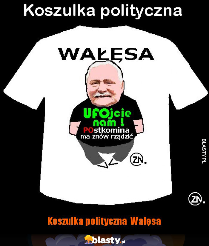 Koszulka polityczna  Wałęsa