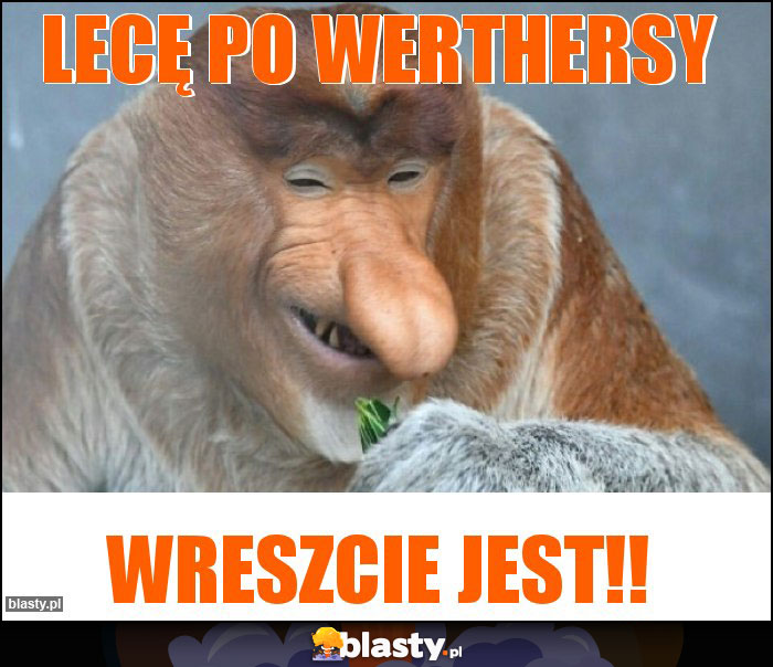 Lecę po werthersy