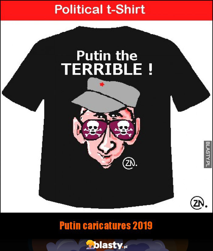 Putin caricatures 2019