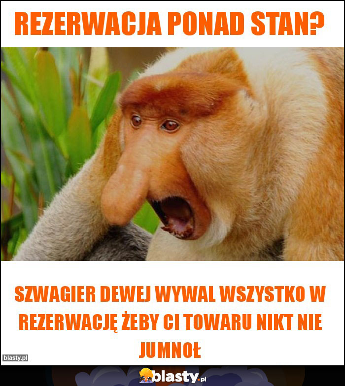 Rezerwacja ponad stan?