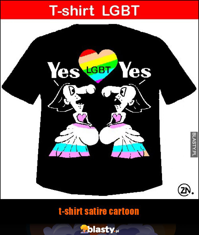 t-shirt satire cartoon