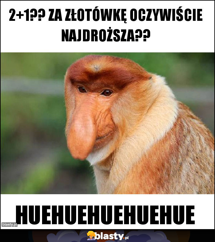 2+1?? Za złotówkę oczywiście najdroższa??