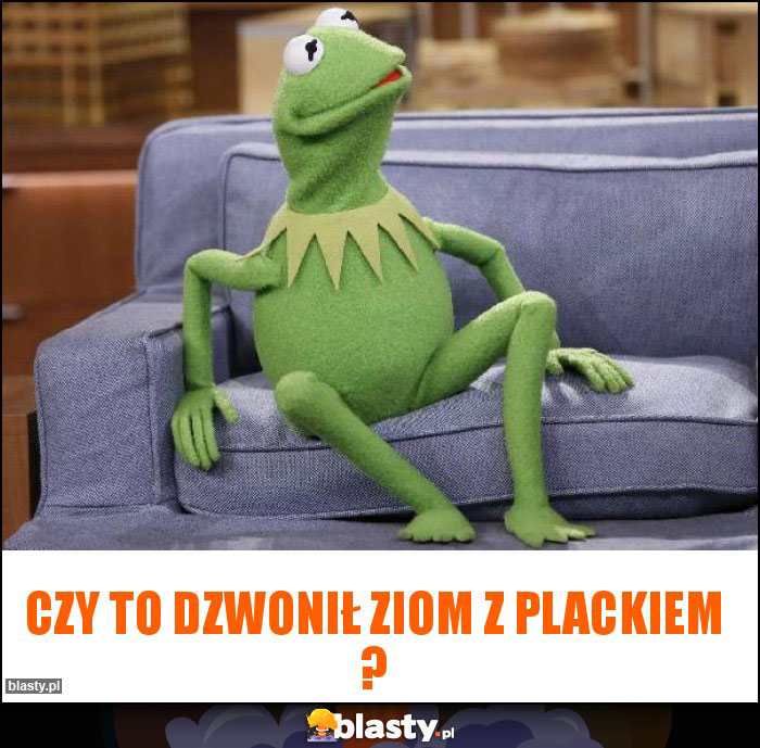 Czy to dzwonił ziom z plackiem ?