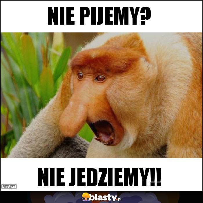 Nie pijemy?