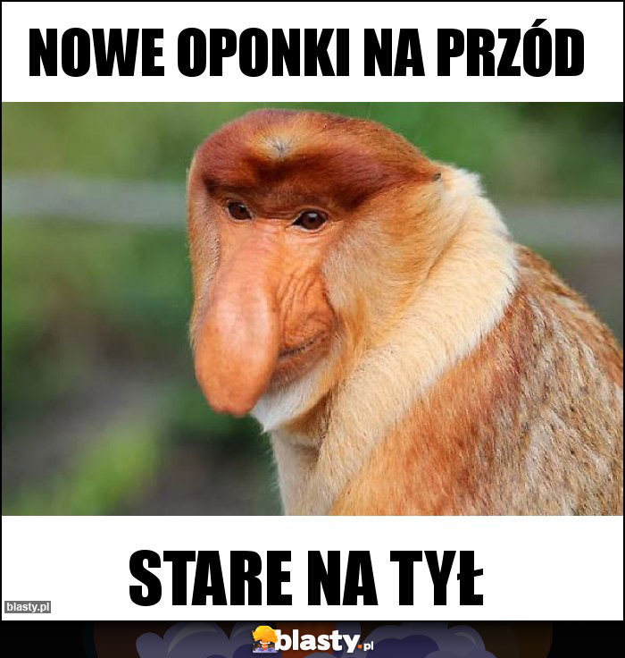 Nowe oponki na przód