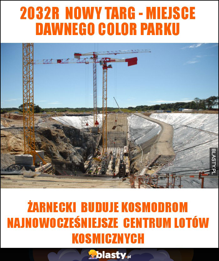 2032r  nowy targ - miejsce dawnego color parku