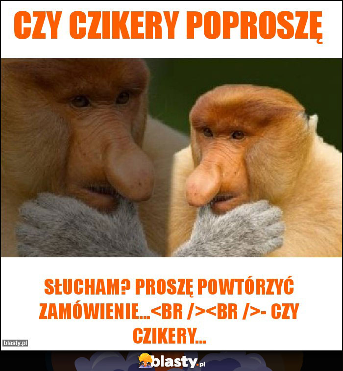 czy czikery poproszę