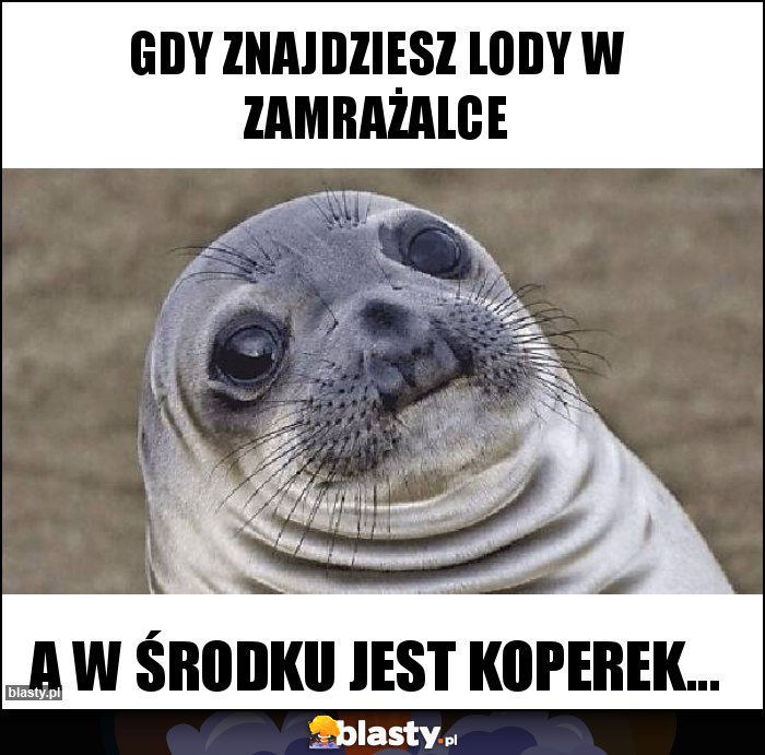 Gdy znajdziesz lody w zamrażalce