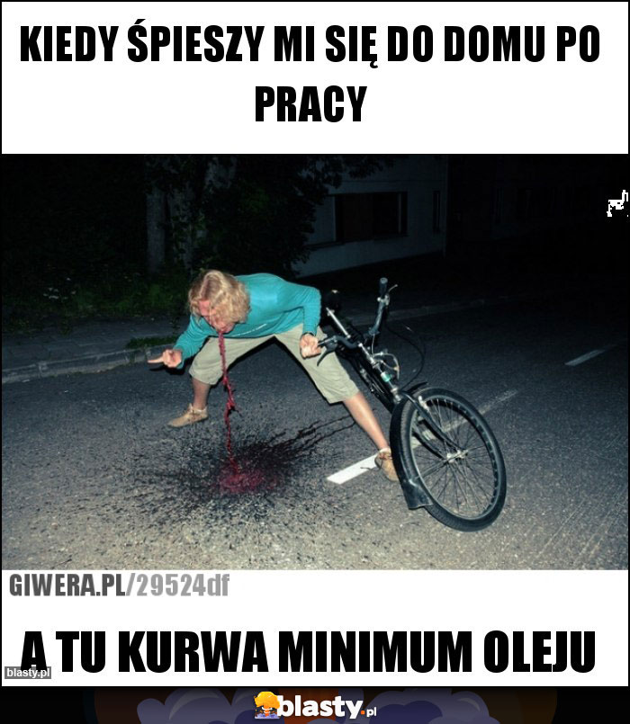 Kiedy śpieszy mi się do domu po pracy