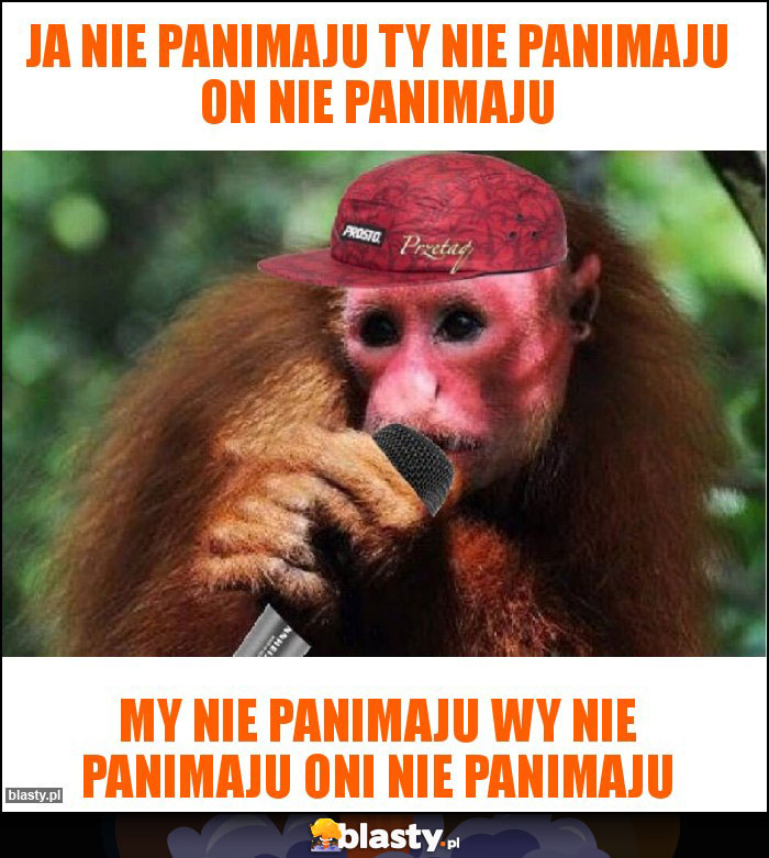 Ja nie panimaju ty nie panimaju on nie panimaju